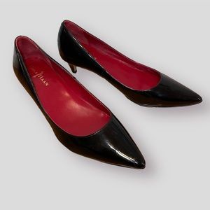 Cole Haan + Nike Air Patent Leather Black 2” High Heels, 9.5C, NEW out of Box